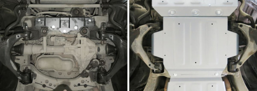 Защита картера двигателя Toyota Tundra II 2006-2009 Пикап V-5.7i Арт. 2333951016