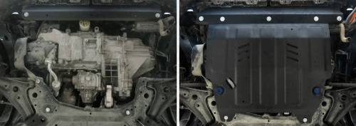 Защита картера двигателя и КПП Ford EcoSport II 2012-2018 Внедорожник 5 дв. V - 1.6; 2.0 Арт. 111.1852.1