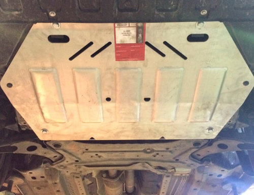 Защита картера двигателя и КПП Mitsubishi Outlander III 2012-2014 V-2,0, 2,4 CVT 2/4wd Арт. 14.2989