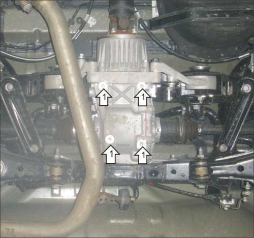 Защита заднего дифференциала Toyota RAV4 III (XA30) 2005-2010 V-2,0; 2,5- 4WD Арт. 02569