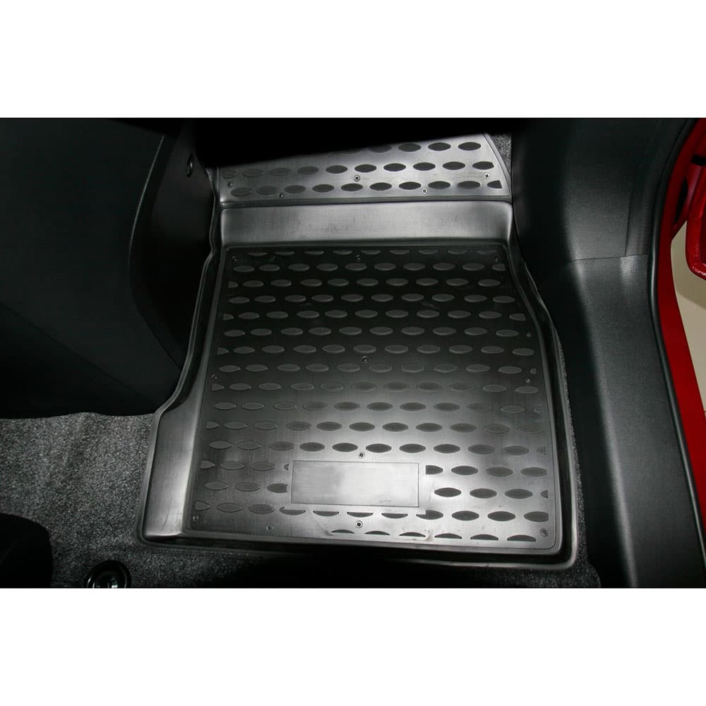 Коврики в салон Mazda2 I 2007-2010 рестайлинг 1 Хэтчбэк 5 дв., полиуретан Element, Черный, Арт. NLC.33.15.210k