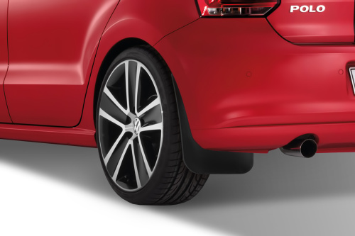 Брызговики Volkswagen Polo V 2015-2020 рестайлинг Седан, задние, полиуретан Арт. FROSCH5137E10