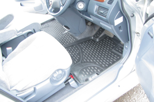 Коврики в салон Honda Odyssey II 1999-2003, полиуретан Element, Черный, правый руль Арт. NLC.18.20.210k