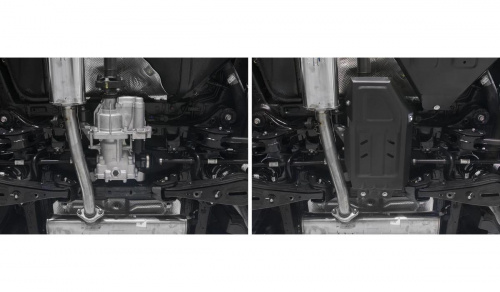 Защита редуктора Hyundai Tucson III (TL) 2015-2019 Внедорожник 5 дв. V - 1.6T(177л.с); 2.0; 2.0d; полный привод Арт. 111.2359.1