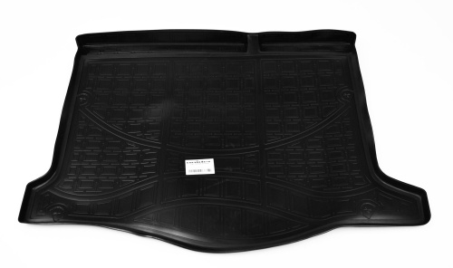 Коврик в багажник Renault Sandero II 2013-2018 Хэтчбэк 5 дв., пластик, Norplast, Черный, Арт. NPA00E69605