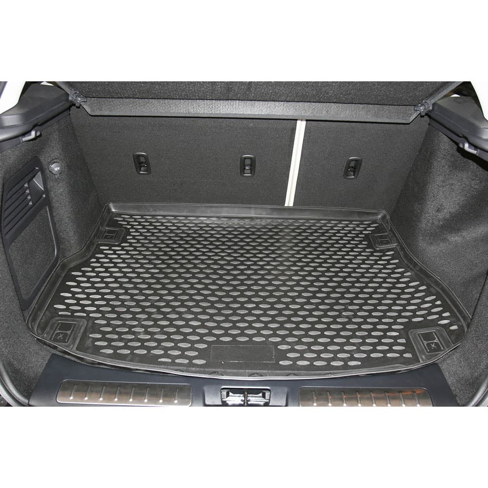 Коврик в багажник Range Rover Evoque I (L538) 2011-2015 5 дв., полиуретан Element, Черный, с адаптивной системой крепежа Арт. NLC.28.13.B13