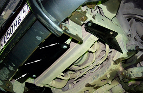 Защита картера двигателя Toyota Land Cruiser 100 1998-2002 V-4,2D; 4,7 Арт. 24.0530