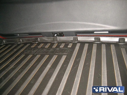 Коврик в багажник Renault Kaptur I 2016-2020 FL1, полиуретан Rival, Черный, 4WD Арт. 14707002