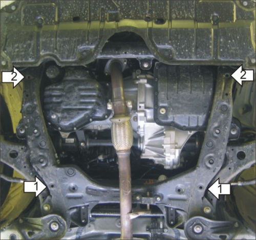 Коврик в багажник Mercedes-Benz V-Класс II (W447) 2014-, полиуретан Aileron, Черный, Арт. 72502