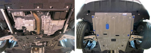 Защита картера двигателя и КПП Mercedes-Benz A-Класс III (W176) 2012-2015 Хэтчбэк 5 дв. V - 1.6 Арт. 333.3906.1