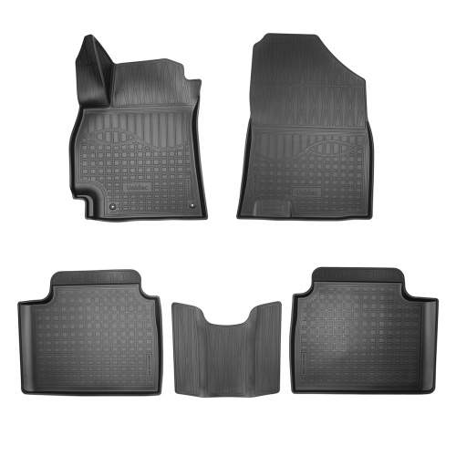 Коврики в салон Hyundai Elantra VII (CN7) 2020- Седан, полиуретан 3D Norplast, Черный, Арт. NPA11C31070