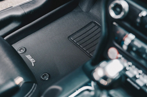Коврики в салон Volkswagen Touareg III 2018-2023, 3D TPR Sotra Kagu универсальные, Черный, Арт. ST 75-00017
