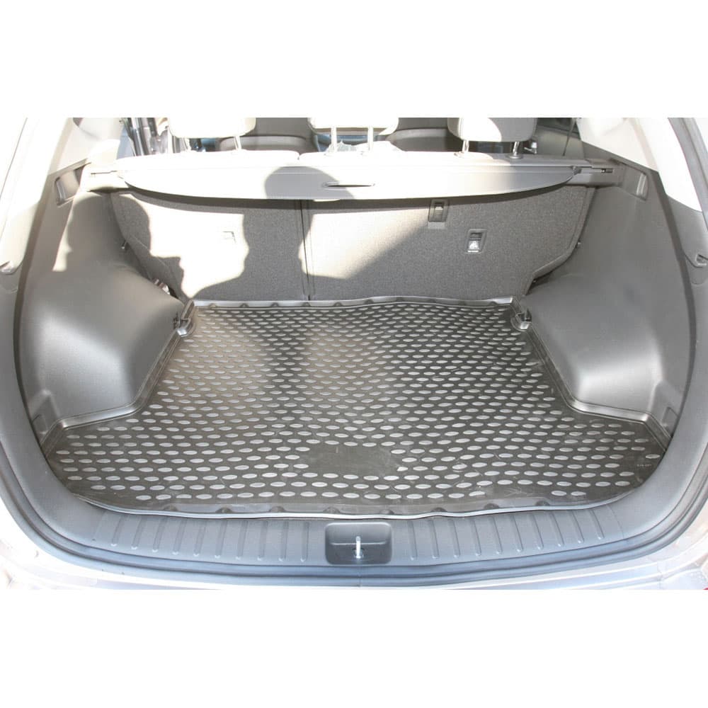 Коврик в багажник Hyundai Tucson III (TL) 2015-2019, полиуретан Element, Черный, Арт. CARHYN00002
