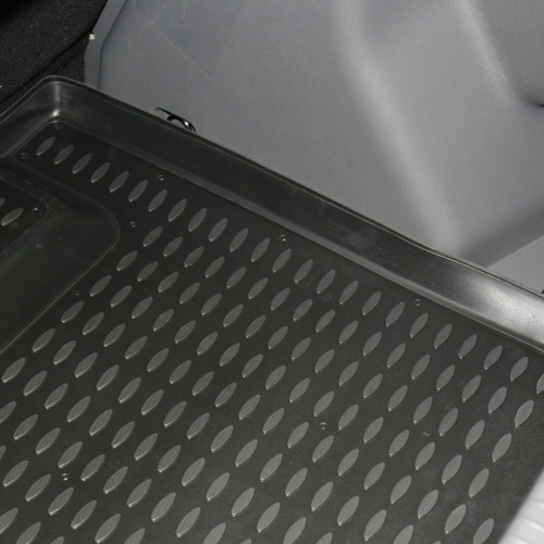 Коврик в багажник Kia Rio II 2005-2009 Хэтчбэк 5 дв., полиуретан Element, Черный, Арт. NLC.25.02.B11