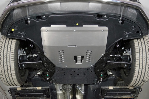 Защита картера двигателя и КПП Hyundai Santa Fe IV (TM) 2020- FL Арт. ZKTCC00452