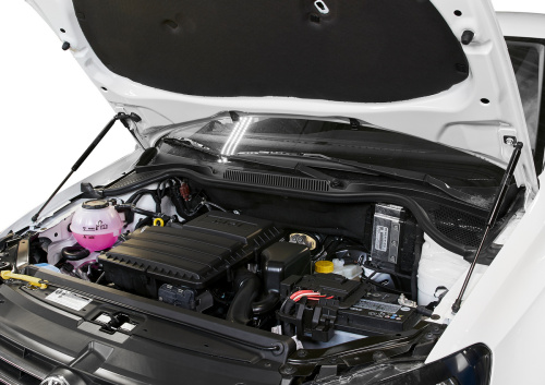 Амортизаторы капота Volkswagen Polo V 2009-2015 Хэтчбэк 3 дв. 48.5см/250N, АВТОУПОР Арт. UVWPOL012