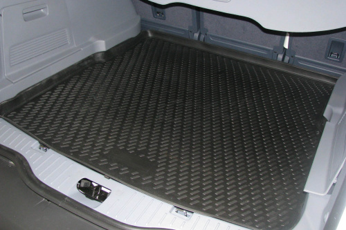 Коврик в багажник Nissan Qashqai +2 (J10) 2008-2010 Внедорожник 5 дв., полиуретан Element, Черный, Арт. NLC.36.24.G13