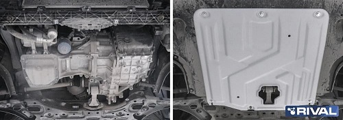 Защита картера двигателя и КПП Hyundai Elantra VI (AD) 2015-2019 V- 1.6; 2.0 Арт. 33323821