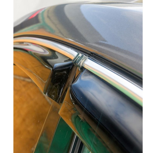 Дефлекторы окон Mercedes-Benz A-Класс III (W176) 2012-2015 Хэтчбэк 5 дв., накладные с хром. молдингом 4 шт Арт. SL-WV-591