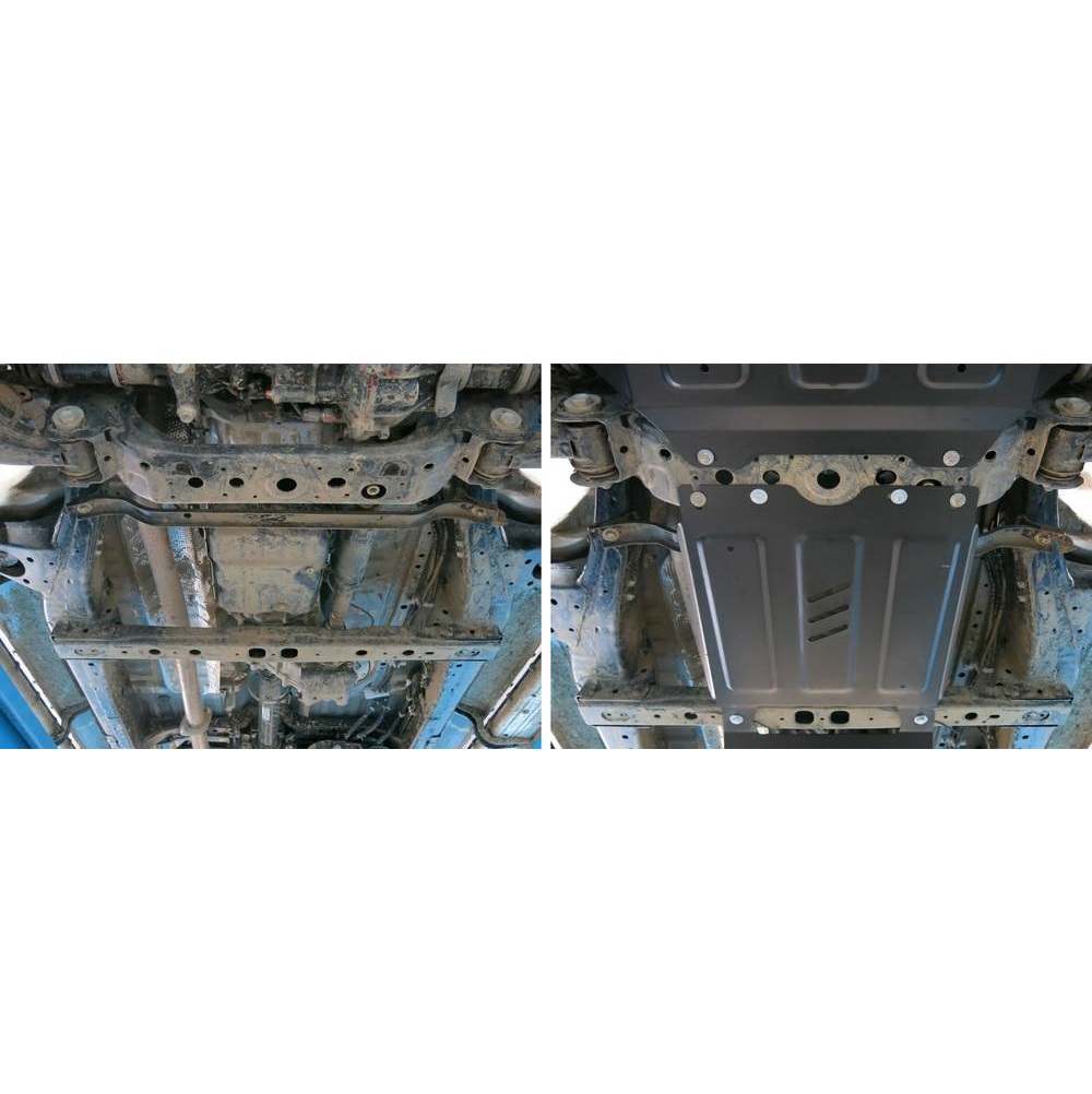 Защита КПП Toyota Fortuner II 2015-2020 Внедорожник 5 дв. V - 2.8d; 2.7 4WD Арт. 111.09503.1