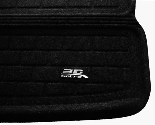 Коврик в багажник Toyota Land Cruiser Prado III (J150) 2009-2013 5 дв., 3D ткань Sotra Lux, Черный, Арт. ST 72-00046