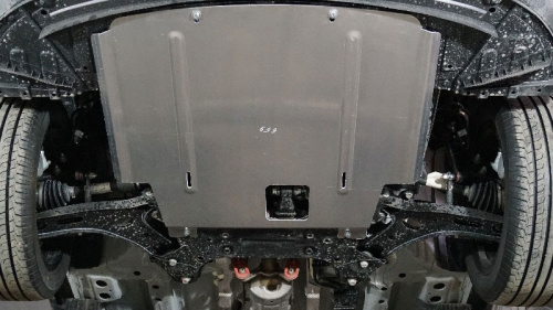 Защита картера двигателя и КПП BAIC X35 2019- V-1.5 Арт. ZKTCC00659