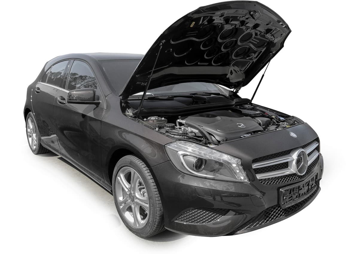 Амортизаторы капота Mercedes-Benz A-Класс III (W176) 2012-2015 Хэтчбэк 5 дв. 61.5см/160N, АВТОУПОР Арт. UMBAKL/GLA012
