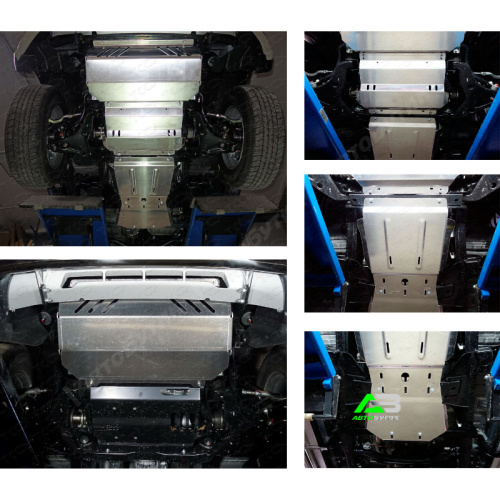 Комплект защит TCC для Mitsubishi Pajero Sport, Алюминий 4 мм, арт. ZKTCC00267K