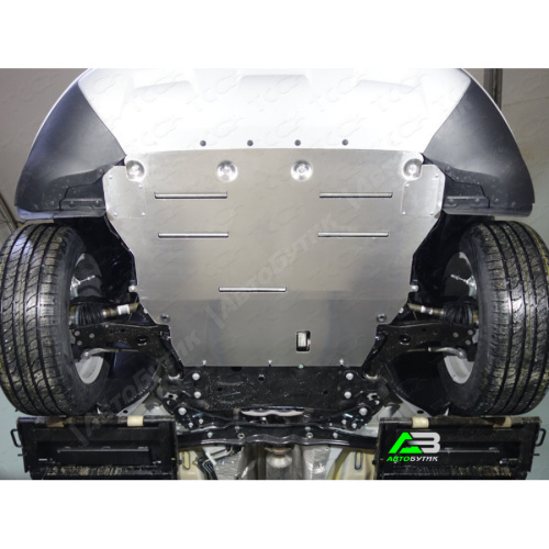 Защита картера двигателя и КПП TCC для Ford Kuga, Алюминий 4 мм, арт. ZKTCC00217