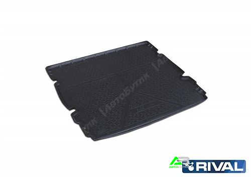 Коврик в багажник Chevrolet Orlando  2010-2018, полиуретан Rival, Черный, 5 мест Арт. 11005003