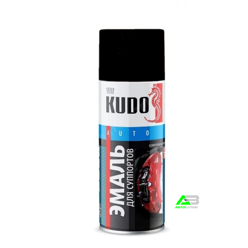 Эмаль д/суппорта "черная" KUDO, 520 мл (аэрозоль), арт. KU-5214