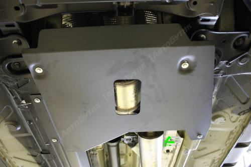 Защита кислородного датчика ALFeco для Nissan Terrano, Сталь 2 мм, арт. ALF1554st