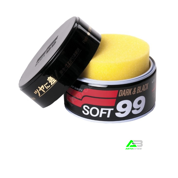Полироль кузова (защитный воск) Soft99 "Soft Wax" для тёмных а/м, масса 350 г, арт. 00010