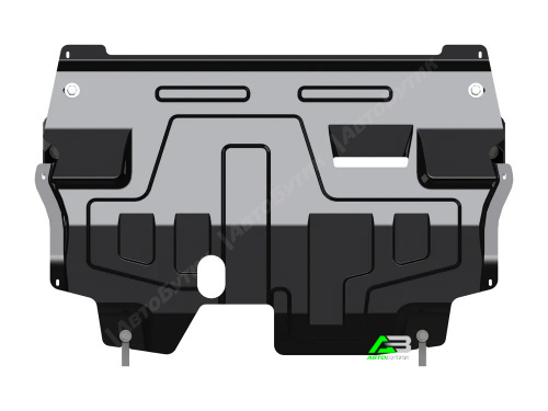 Защита картера двигателя и КПП Smart Line для Skoda Fabia, Сталь 1,5 мм, арт. 21.SL 9001 V2