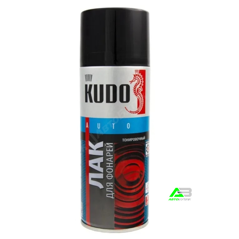 Лак для тонировки фар "черный" KUDO, 520 мл (аэрозоль), арт. KU-9021