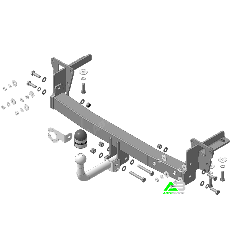 Фаркоп Subaru Outback V (BS) 2014-2018 , арт.92203-A