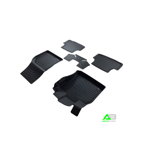 Коврики в салон SRTK Volkswagen Taos 2020-2023, арт. 3D.W.TA.20G.02X55