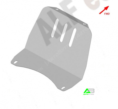 Защита рулевых тяг ALFeco для LADA (ВАЗ) Niva, Сталь 2 мм, арт. ALF03071st