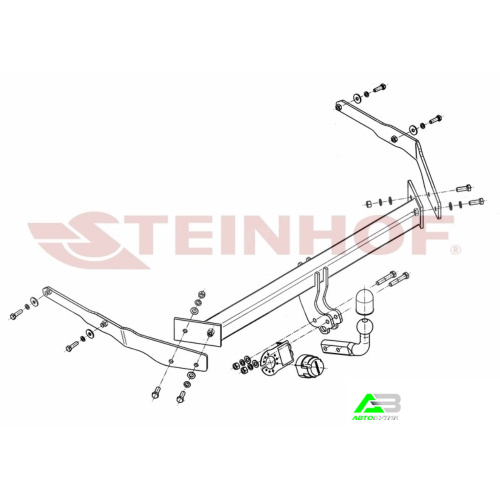 Фаркоп Ford Focus III 2010-2015 , арт.F240