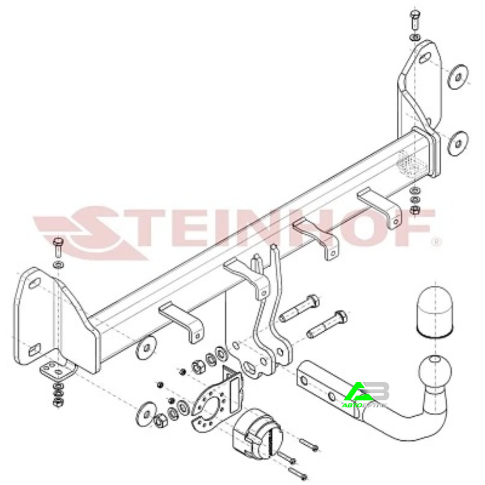 Фаркоп BMW X3 (F25) 2010-2014 в т.ч. xDrive Steinhof Арт. B098