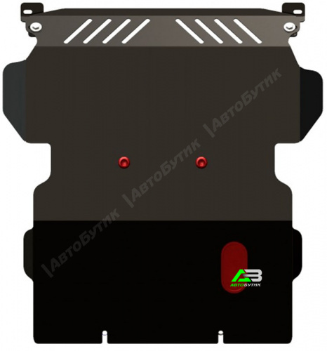 Защита картера двигателя SHERIFF для Hyundai Terracan, Сталь 2,5 мм, арт. 