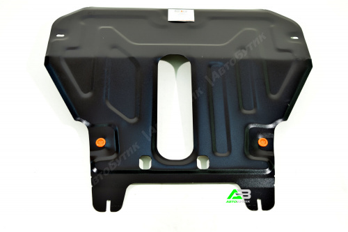 Защита картера двигателя и КПП ALFeco для Chery Bonus, Сталь 2 мм, арт. ALF0210st