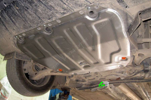 Защита картера двигателя и КПП ALFeco для Ford C-MAX, Сталь 2 мм, арт. ALF0726st