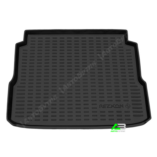 Коврик в багажник Chery Tiggo 7 Pro 2020-, пластик Rezkon, Черный, Арт. 5011036100