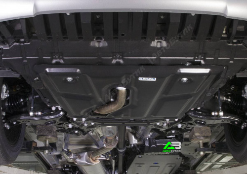 Защита картера двигателя и КПП Rival для Toyota RAV4, Сталь 1,8 мм, арт. 111.9506.1