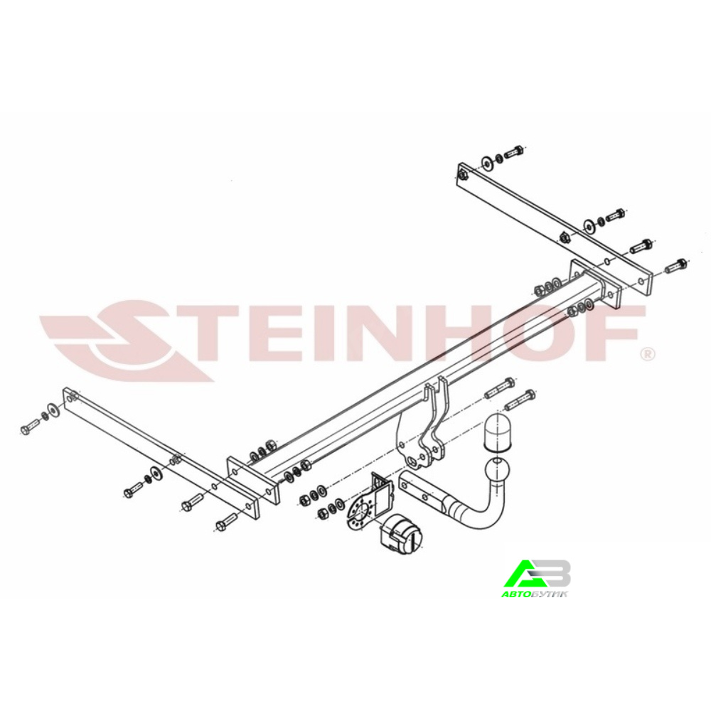 Фаркоп Ford Focus III 2010-2015 , арт.F249