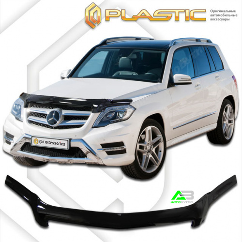 Дефлектор капота Ca-Plastic для Mercedes-Benz GLK-Класс, арт.CA-754