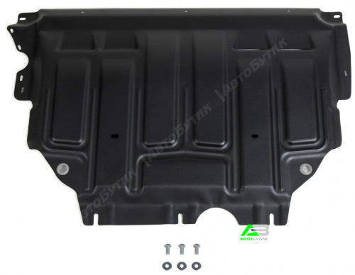 Защита картера двигателя и КПП AutoMax для Volkswagen Taos, Сталь 1,4 мм, арт. AM.5127.1