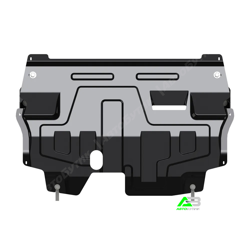 Защита картера двигателя и КПП Smart Line для Volkswagen Polo, Сталь 1,5 мм, арт. 26.SL 9001 V1