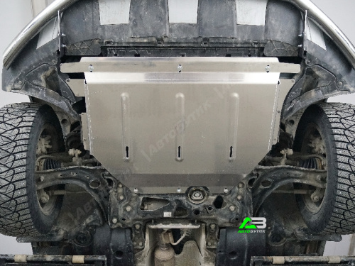 Защита картера двигателя TCC для Volkswagen Tiguan, Алюминий 4 мм, арт. ZKTCC00220
